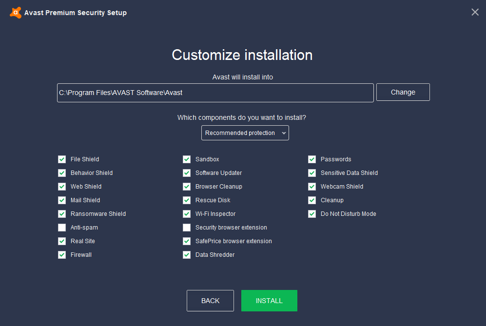 need to reinstall avast free antivirus