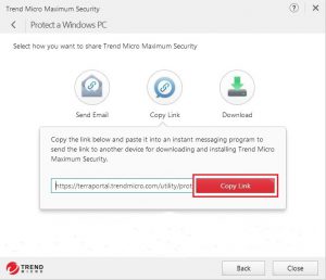Copy Trend Micro Maximum Security on another device.