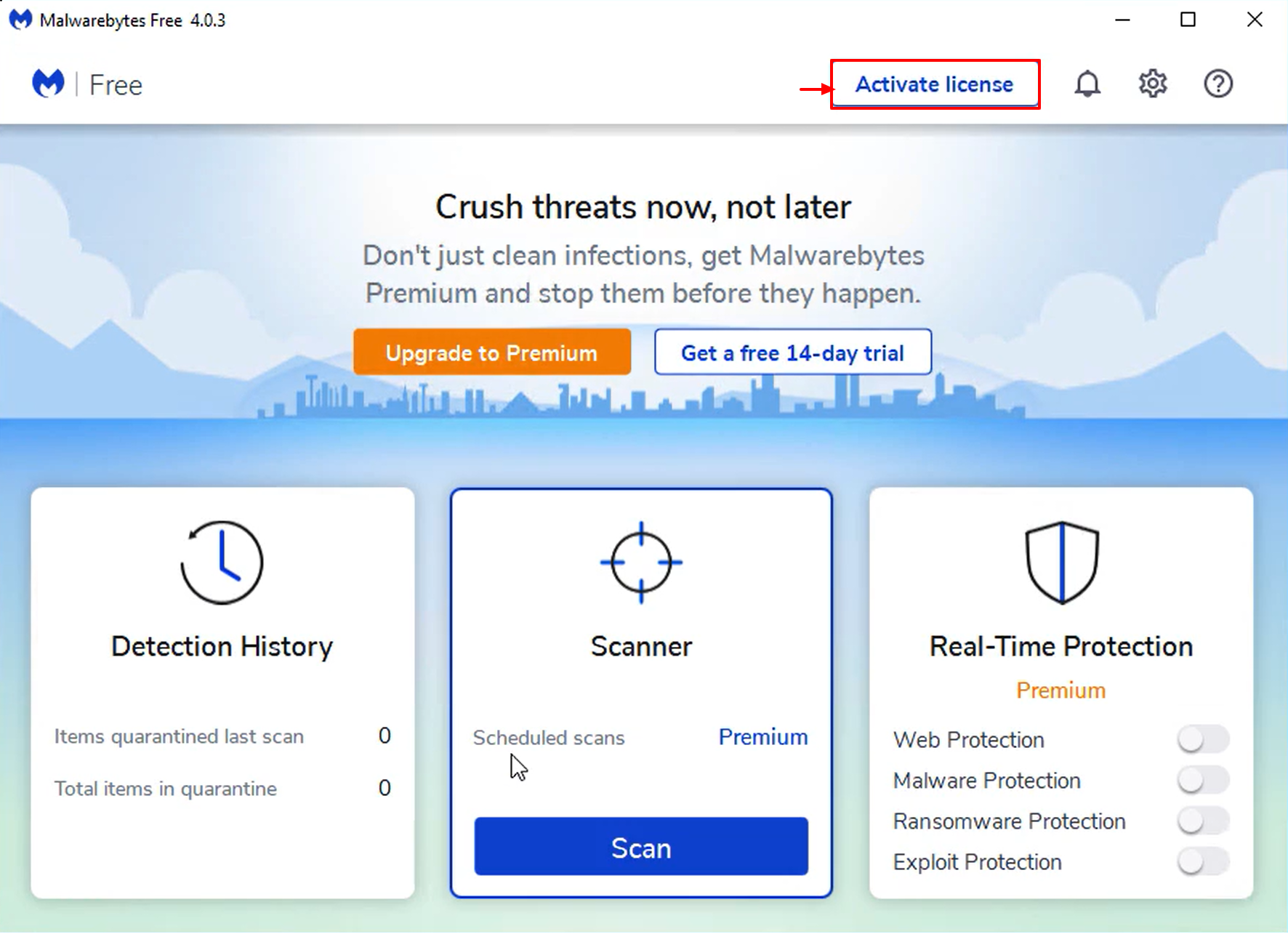 malwarebytes manual activation premium license offline