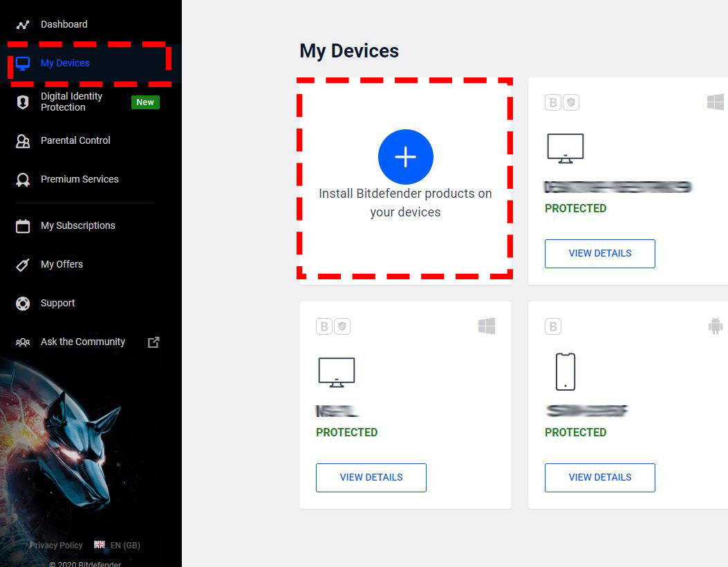 Bitdefender Parental Control on Windows