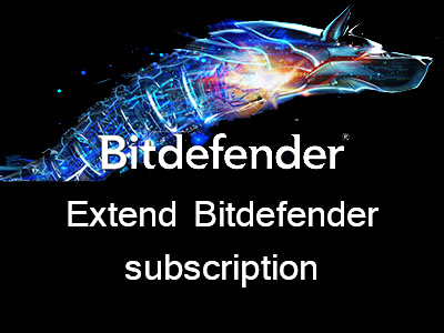 Extend validity for Bitdefender Subscription