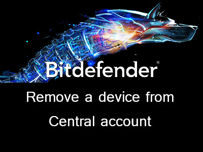 Remove a device from your Bitdefender Central account