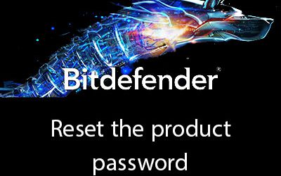Reset the Bitdefender product password