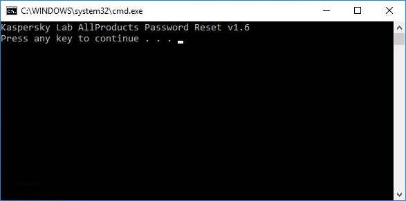 The command prompt