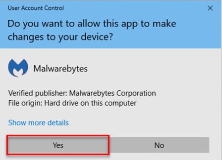latest version of Malwarebytes for Windows - 5