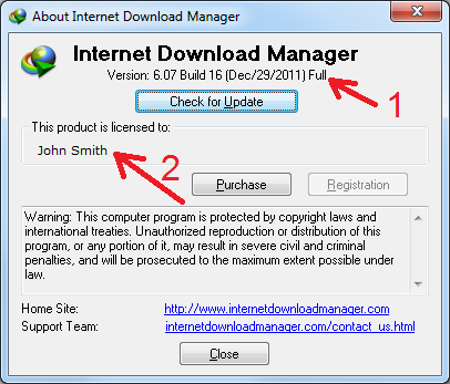 Internet Download Manager registration