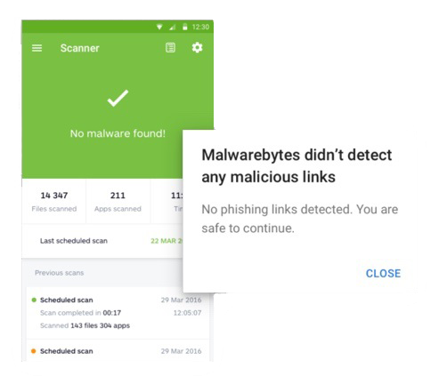 Malwarebyte Premium Security for Android - 2